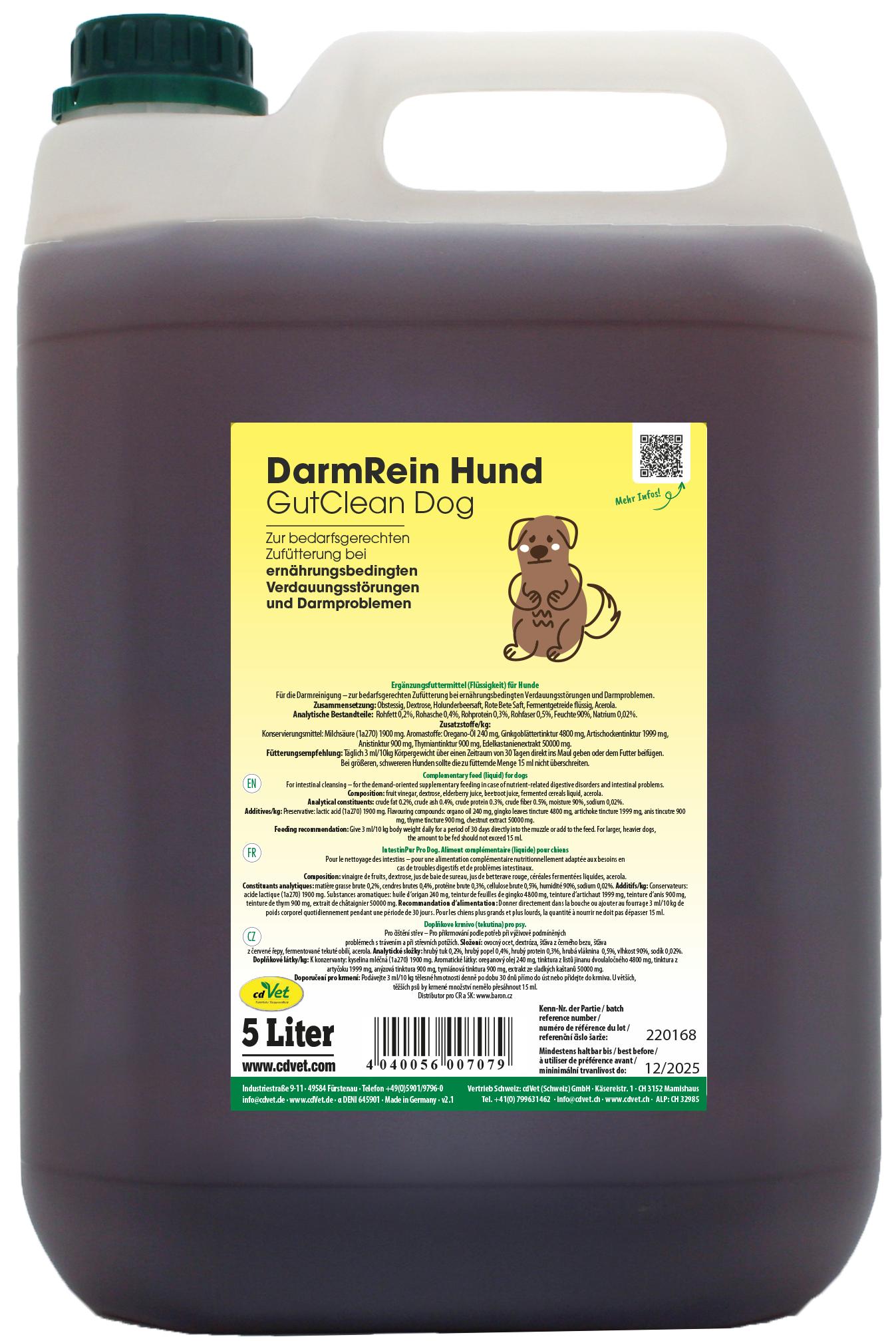 DarmRein Hund 5 L