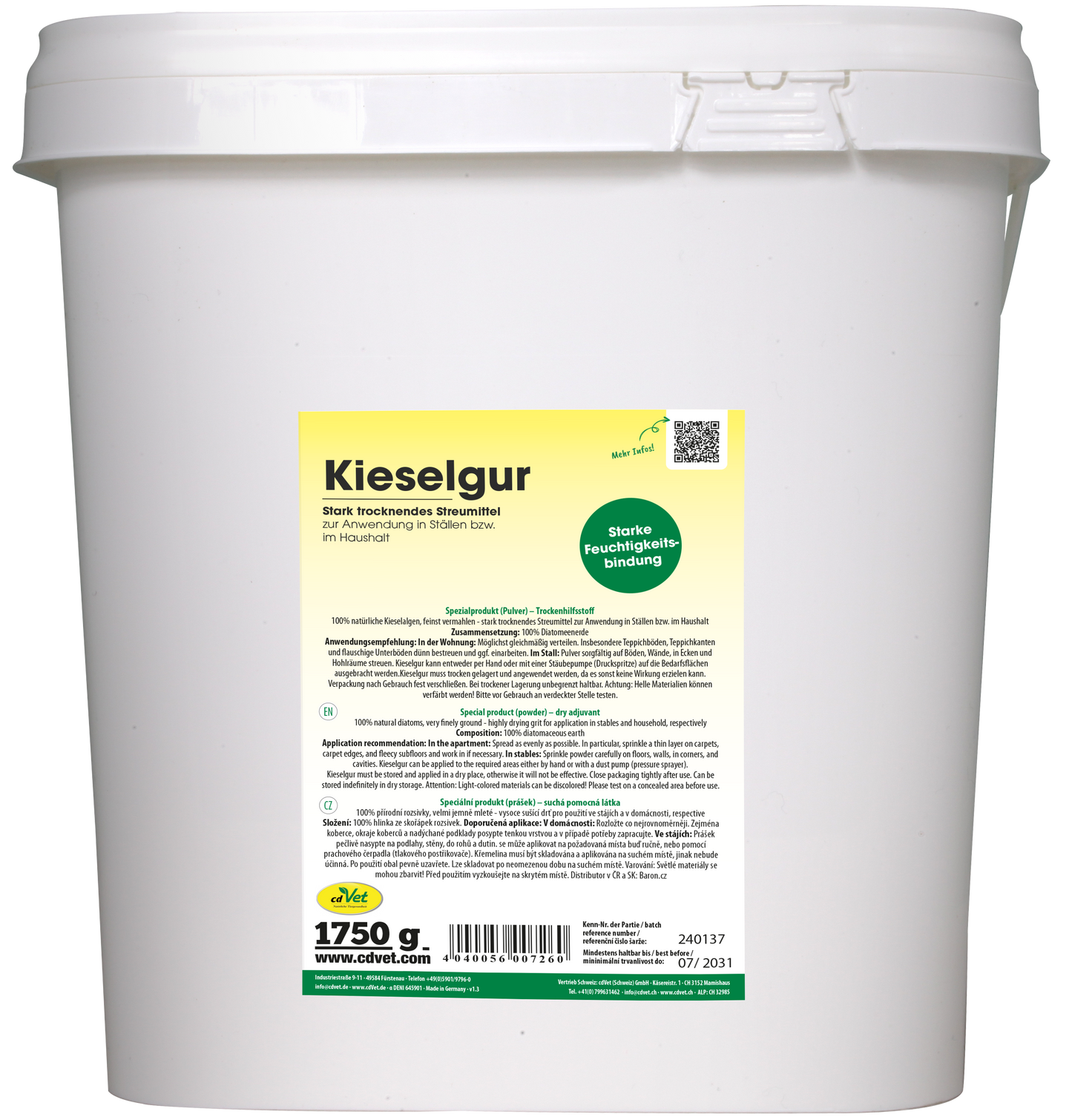 Kieselgur 1,75 kg