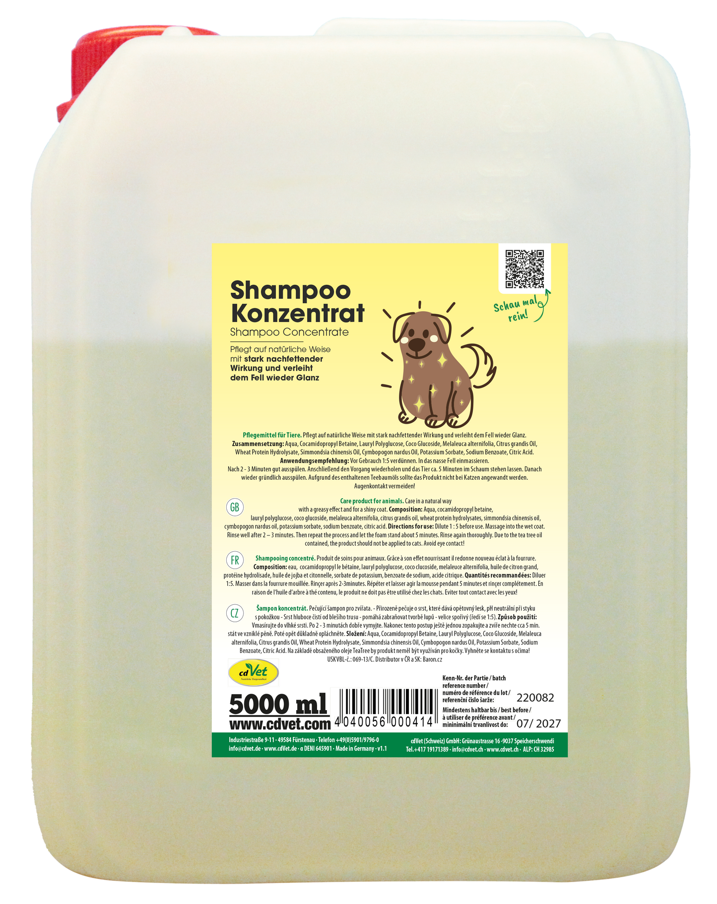 Shampoo Konzentrat 5 Liter
