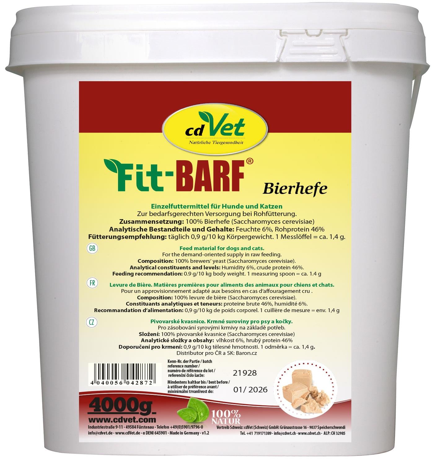 Fit-BARF Bierhefe 4 kg