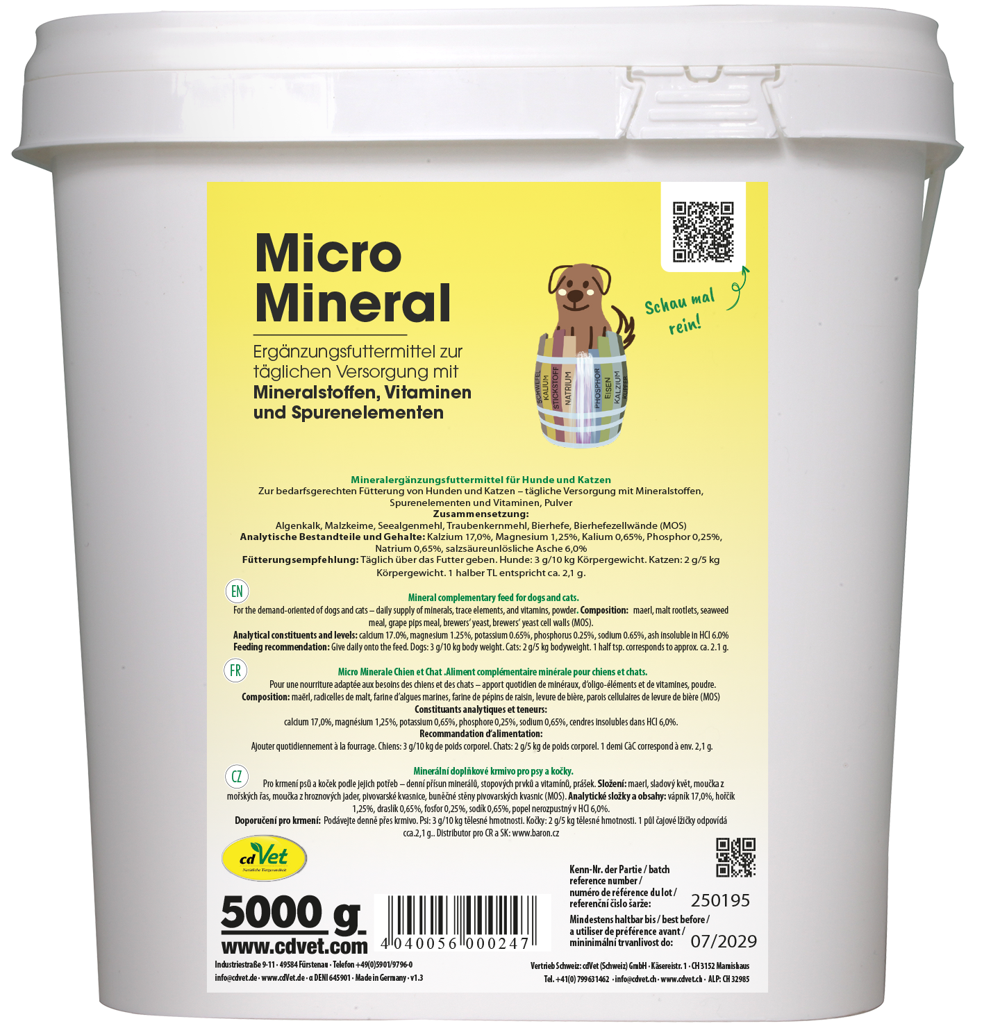 MicroMineral Hund &amp; Katze 5 kg