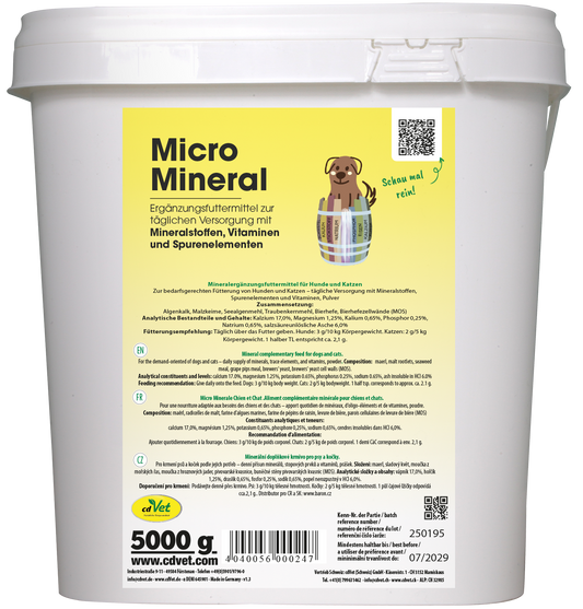 MicroMineral Hund &amp; Katze 5 kg