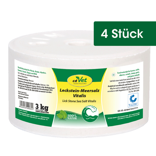 Leckstein Meersalz Vitalis 3 kg  (4 St.)