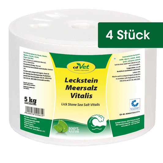 Leckstein Meersalz Vitalis 5 kg (4 St.)