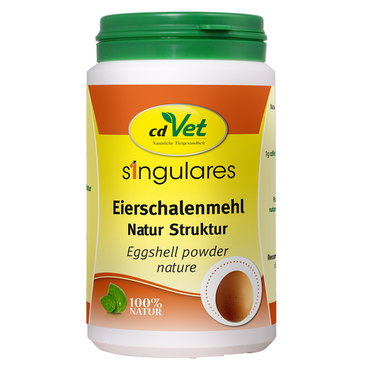 Singulares Eierschalenmehl Natur Struktur 350 g