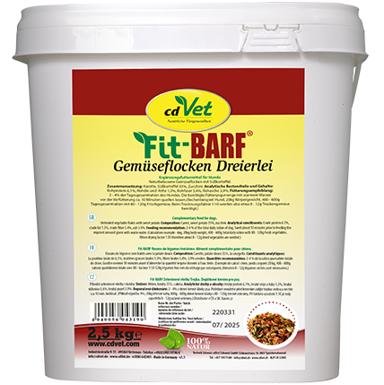 Fit-BARF Gemüseflocken Dreierlei 2,5 kg
