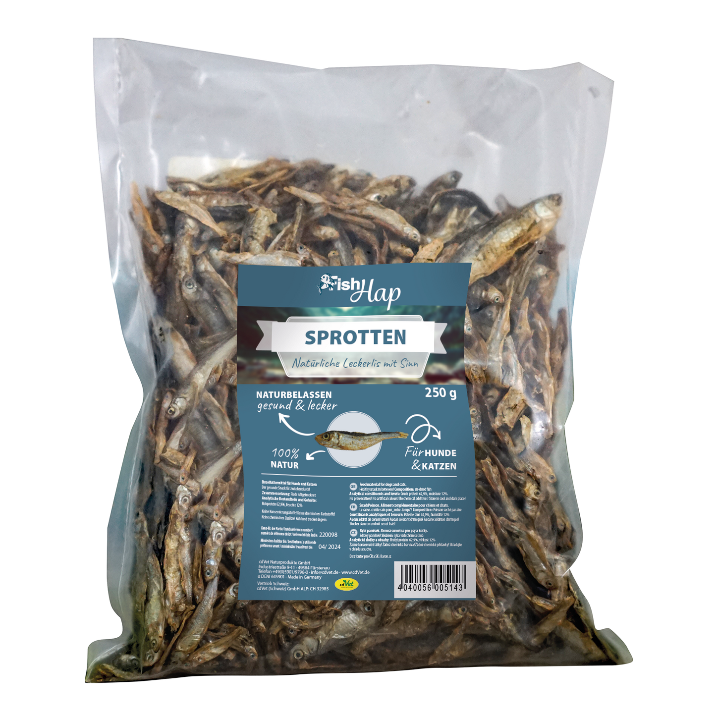 Fit-Hap FishHap Sprotten 250 g